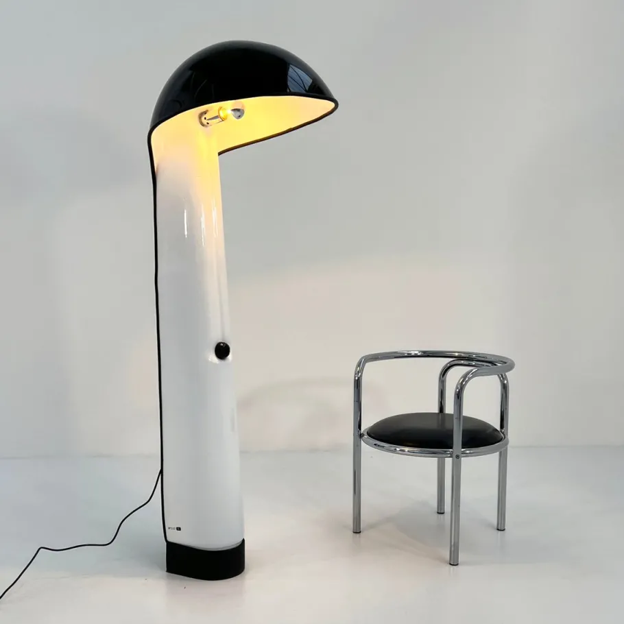 New Pamono Alba Floor Lamp by Ermanno Lampa & Sergio Brazzoli for Harvey Guzzini, 1970s