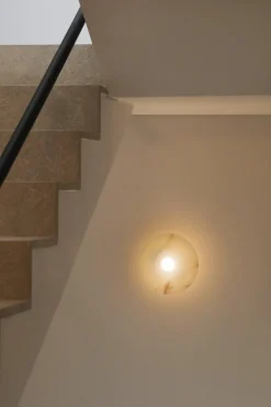 Sale Pamono Alba Simple Wall Alabaster Light by Contain