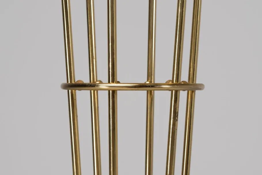 New Pamono Alberello Floor Lamp in Marble and Brass from Stilnovo, Italy, 1960s