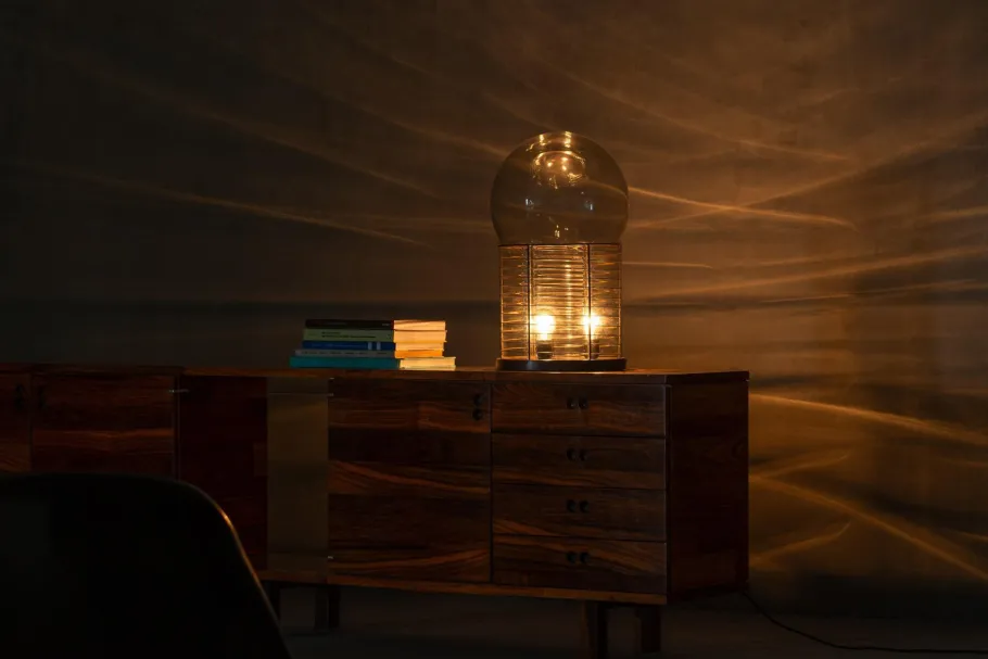 Clearance Pamono Alcinoo Table Lamp by Gae Aulenti for Artemide, 1975