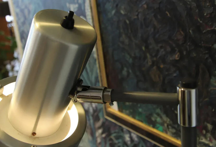 Best Pamono Aluminum Floor Lamp by Jo Hammerborg for Fog & Mørup, 1960s