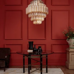 Hot Pamono Amber Grande Palermo Chandelier from Pure White Lines