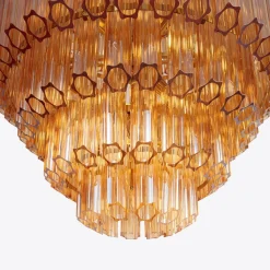 Hot Pamono Amber Grande Palermo Chandelier from Pure White Lines