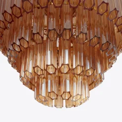 Hot Pamono Amber Grande Palermo Chandelier from Pure White Lines