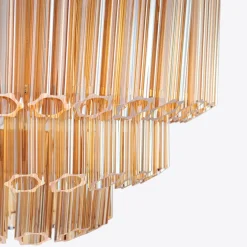 Discount Pamono Amber Palermo Chandelier from Pure White Lines