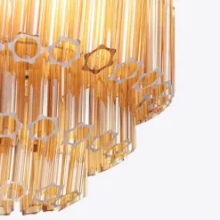 Discount Pamono Amber Palermo Chandelier from Pure White Lines