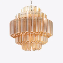 Discount Pamono Amber Palermo Chandelier from Pure White Lines