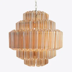Discount Pamono Amber Palermo Chandelier from Pure White Lines