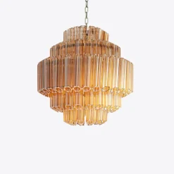 Discount Pamono Amber Palermo Chandelier from Pure White Lines