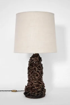 Clearance Pamono Angkor Brown Lamp by Barracuda Interiors