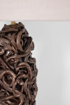 Clearance Pamono Angkor Brown Lamp by Barracuda Interiors