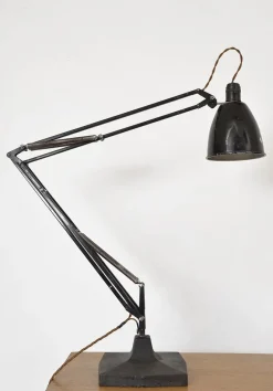 New Pamono Anglepoise No 1209 Draughtsmans Task Desk Lamp by Herbert Terry, England, 1940s