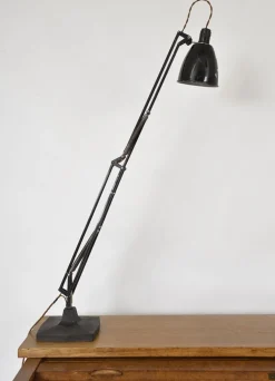New Pamono Anglepoise No 1209 Draughtsmans Task Desk Lamp by Herbert Terry, England, 1940s