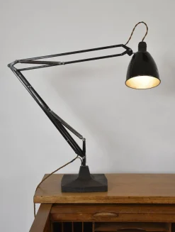 New Pamono Anglepoise No 1209 Draughtsmans Task Desk Lamp by Herbert Terry, England, 1940s