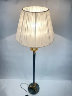 Discount Pamono Anrica Floor Lamp in Marble and Wood, 1950s