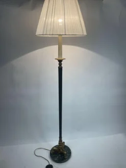 Discount Pamono Anrica Floor Lamp in Marble and Wood, 1950s