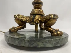 Discount Pamono Anrica Floor Lamp in Marble and Wood, 1950s