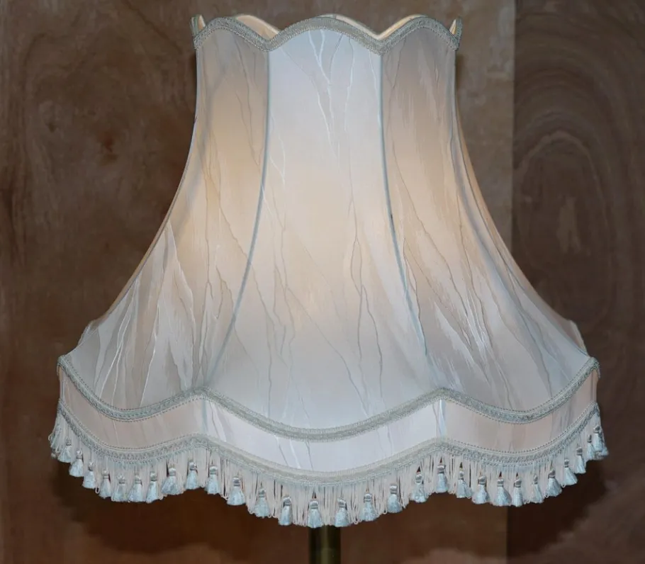 Pamono Antique Art Nouveau Brass Height Adjustable Standing Floor Lamp with Sculptured Frame