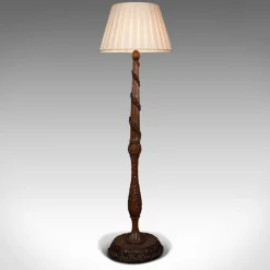 Sale Pamono Antique Black Forest Edwardian Oak Standard Lamp