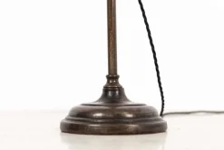 Hot Pamono Antique Brass Portable Desk Lamp, Early 20th Century