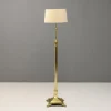 Pamono Antique Brass Standard Lamp, 1890