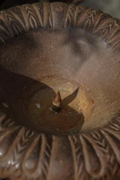 Outlet Pamono Antique Cast Iron Outdoor Candelabra Sculpture, 1890s