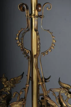 Hot Pamono Antique Chandelier in Gilt Bronze, 1880s