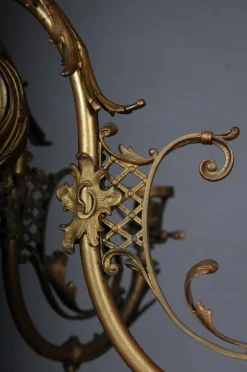 Hot Pamono Antique Chandelier in Gilt Bronze, 1880s