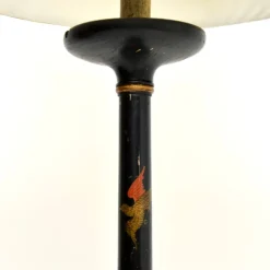 Discount Pamono Antique Chinoiserie Lacquered Floor Lamp, 1920s