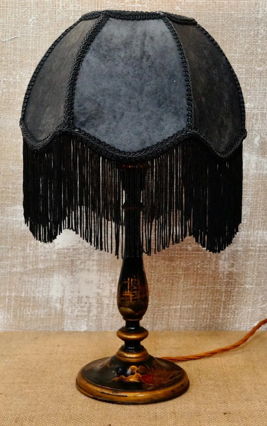Pamono Antique Chinoiserie Table Lamp
