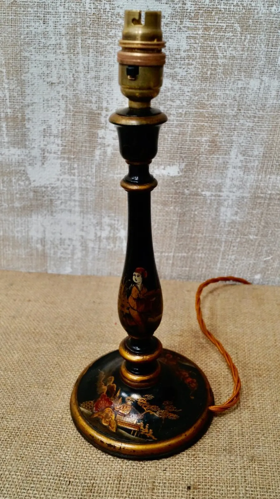 Pamono Antique Chinoiserie Table Lamp