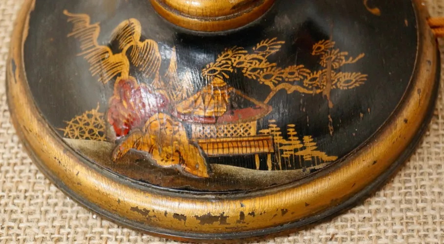 Pamono Antique Chinoiserie Table Lamp
