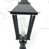 Discount Pamono Antique Classic Victorian Cast Iron Pillar Lamp Lantern on Base Outdoor Lamp