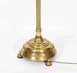 Discount Pamono Antique Edwardian Ormolu Gilt Bronze Standard Oil Lamp, 1890s