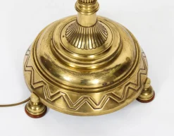 Discount Pamono Antique Edwardian Ormolu Gilt Bronze Standard Oil Lamp, 1890s