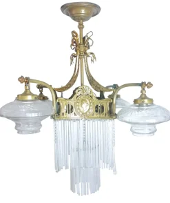 Online Pamono Antique Empire Lamp, 1890s