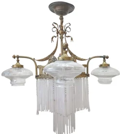 Online Pamono Antique Empire Lamp, 1890s