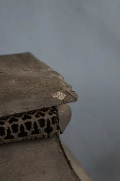 Pamono Antique Enamelled Metal Lanterns, Set of 2