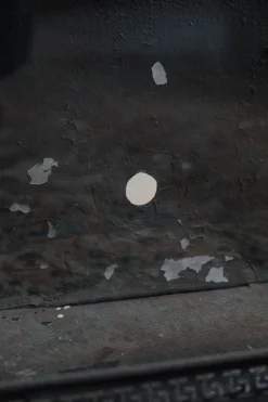 Pamono Antique Enamelled Metal Lanterns, Set of 2