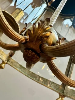 New Pamono Antique English Bronze Lantern, 1880