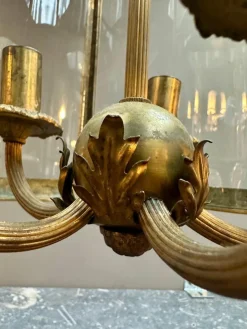 New Pamono Antique English Bronze Lantern, 1880