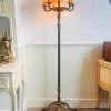 Online Pamono Antique Floor Lamp in Bronze