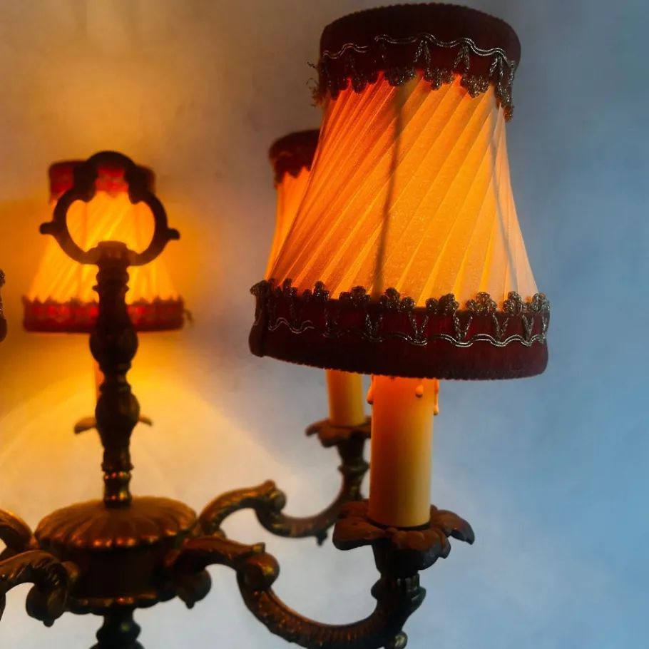 Online Pamono Antique Floor Lamp in Bronze