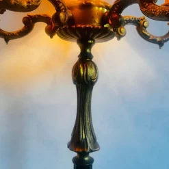 Online Pamono Antique Floor Lamp in Bronze