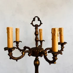 Online Pamono Antique Floor Lamp in Bronze