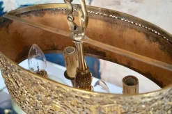 Pamono Antique French Bronze Table Lamp, Circa 1910