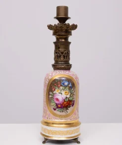 Discount Pamono Antique French Hand Painted Table Lamp in Sevres Porcelain, 1880s