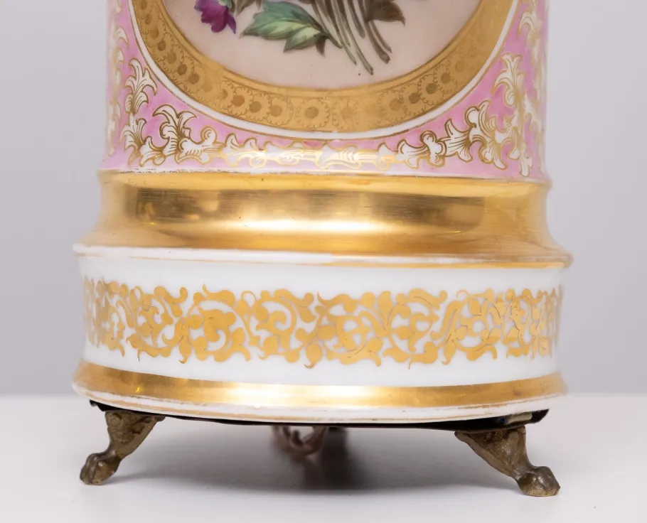 Discount Pamono Antique French Hand Painted Table Lamp in Sevres Porcelain, 1880s