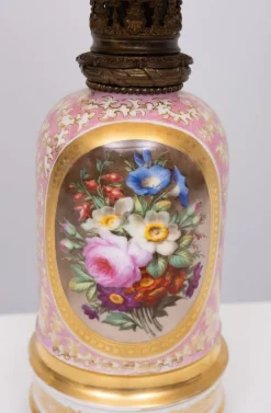 Discount Pamono Antique French Hand Painted Table Lamp in Sevres Porcelain, 1880s