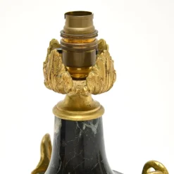Discount Pamono Antique French Marble and Gilt Bronze Table Lamp, 1890s